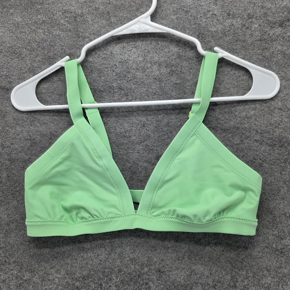 Lululemon Sports Bra Womens Small Green Strappy Crossback Lightly Lined